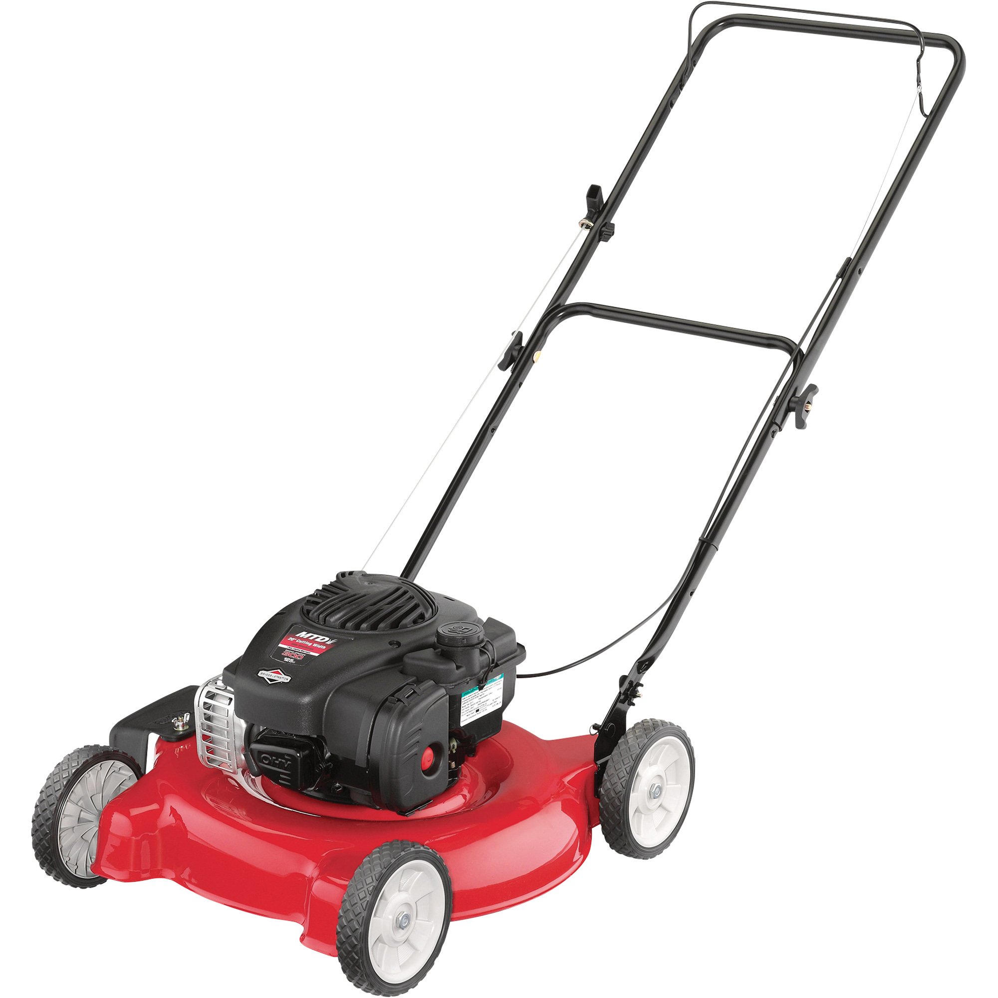 Yard Machines Push Lawn Mower — 125cc Briggs & Stratton Engine, 20in. Deck, Model# 11A-02BT729